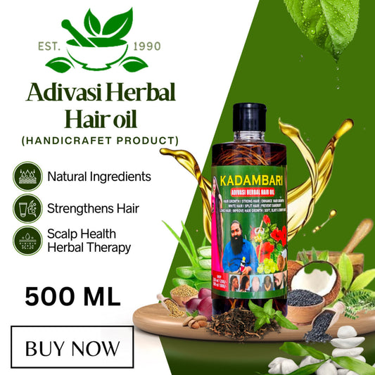 HAKKI PIKKI KADAMBARI ADIVASI HARBAL HAIR OIL